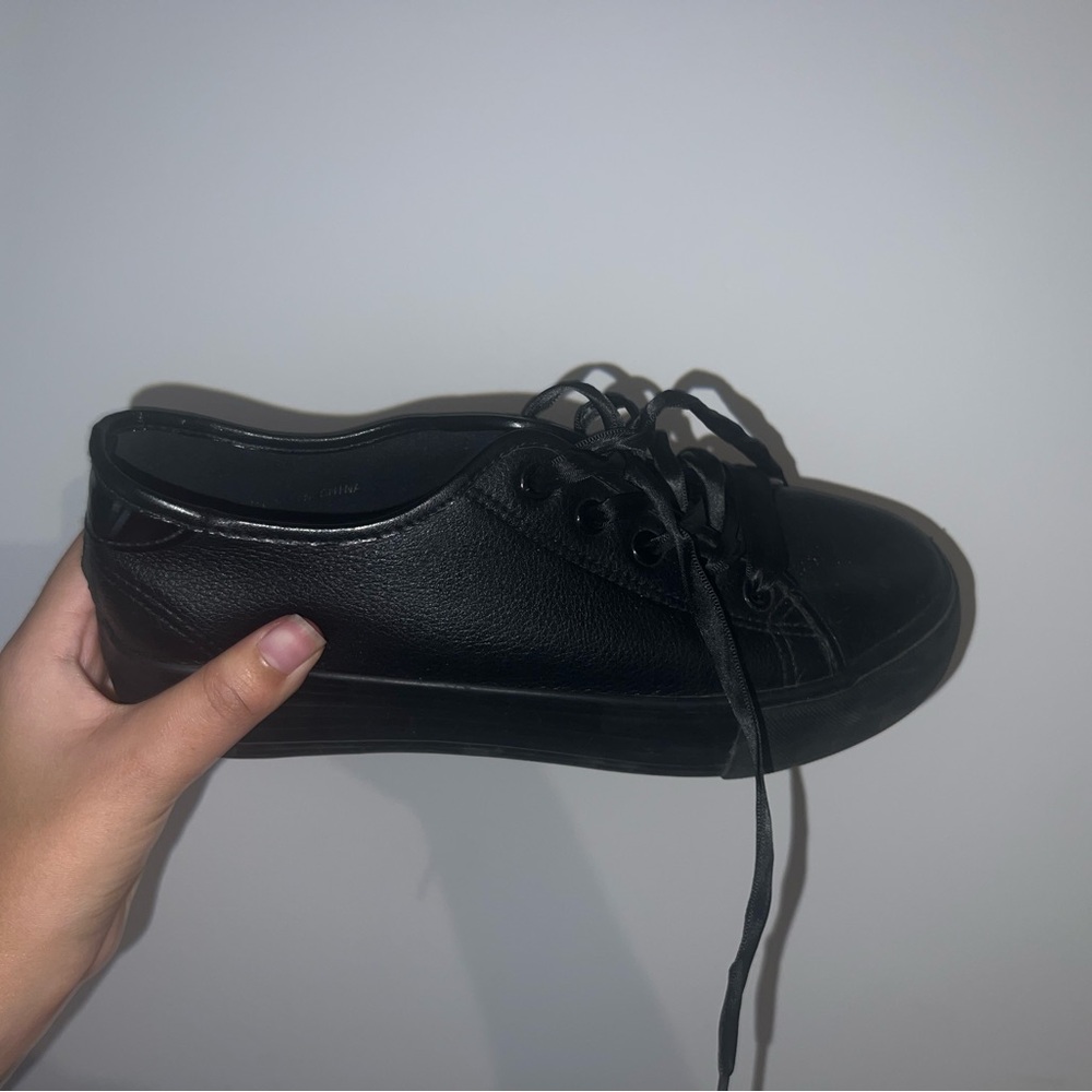 Black sneakers